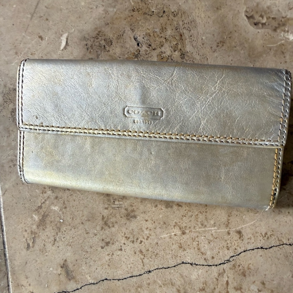 COACH vintage ladies wallet preowned pre-loved - Picture 5 of 14